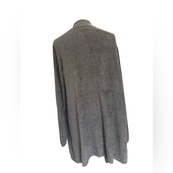 Barefoot Dreams Bamboo Chic Lite Open Front Cardigan Gray Size 1X NWT - Picture 4 of 8